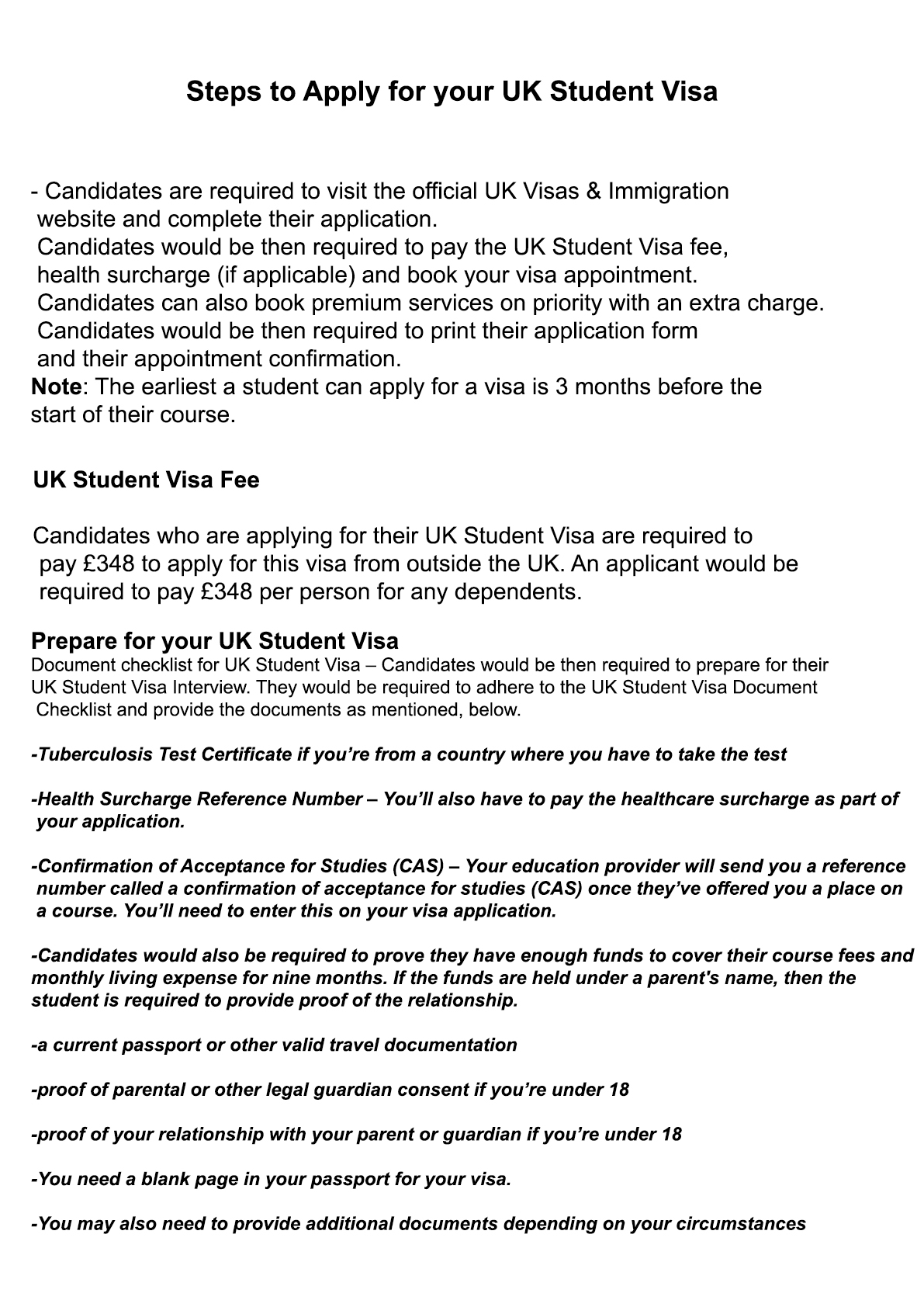 Student Visa CONCEPT POINT INTERNATIONAL